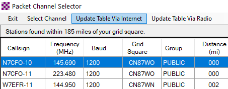 Image of Update From Internet option in W.E. Open Session